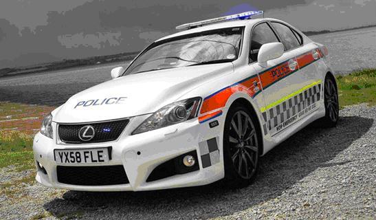 Lexus Police Photo