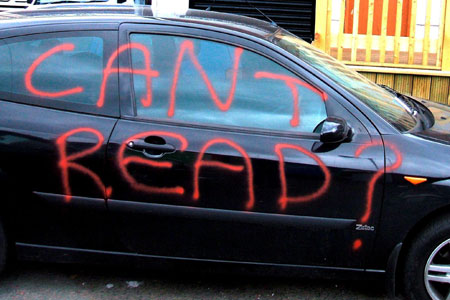 Bmw vandalised #3