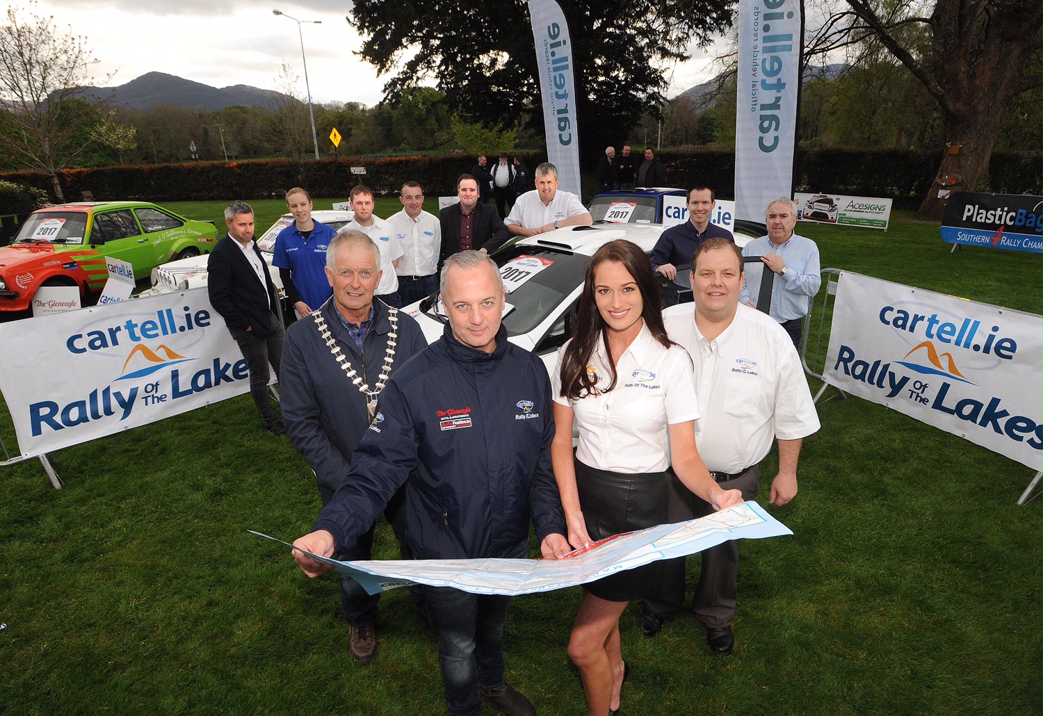 at the launch of the Cartell.ie International Rally of the Lakes at The Brehon Hotel, Killarney on Saturday night. The rally will take place in Killlarney from Friday 28th April to Sunday 30th April 2017. Picture: Eamonn Keogh