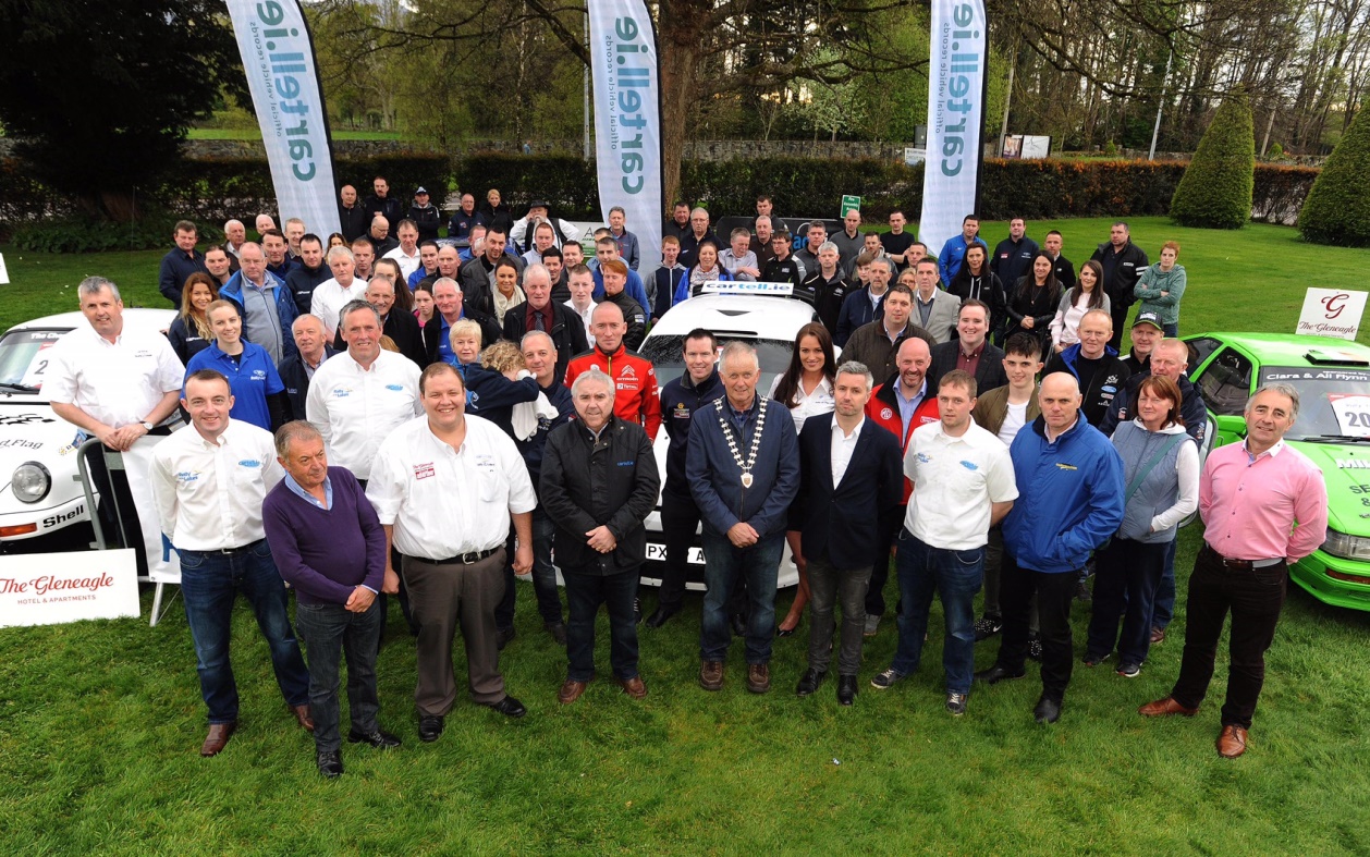 at the launch of the Cartell.ie International Rally of the Lakes at The Brehon Hotel, Killarney on Saturday night. The rally will take place in Killlarney from Friday 28th April to Sunday 30th April 2017. Picture: Eamonn Keogh