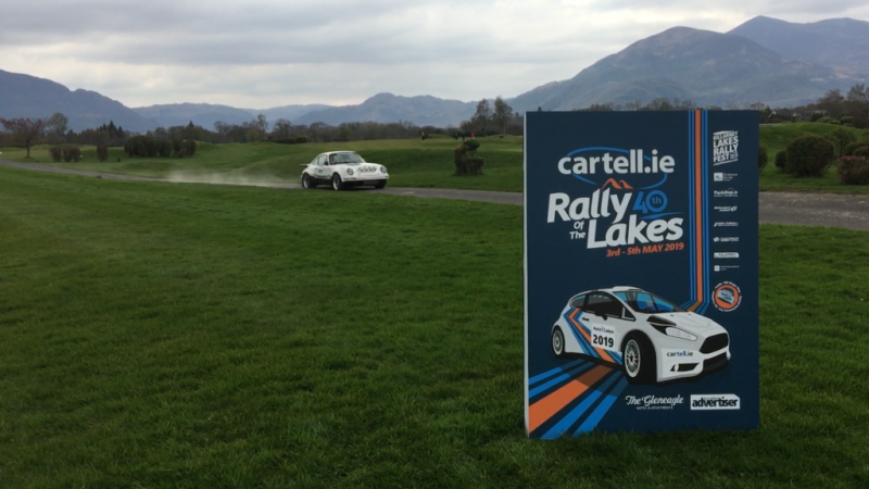 Cartell.ie Rally of the Lakes & Michael Fassbender driving a Porsche 911