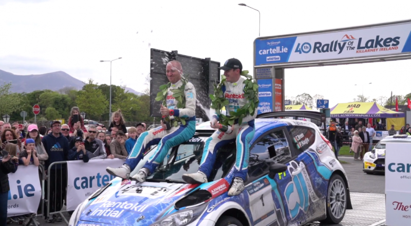 Craig Breen & Paul Nagle win the Cartell.ie Rally of the Lakes